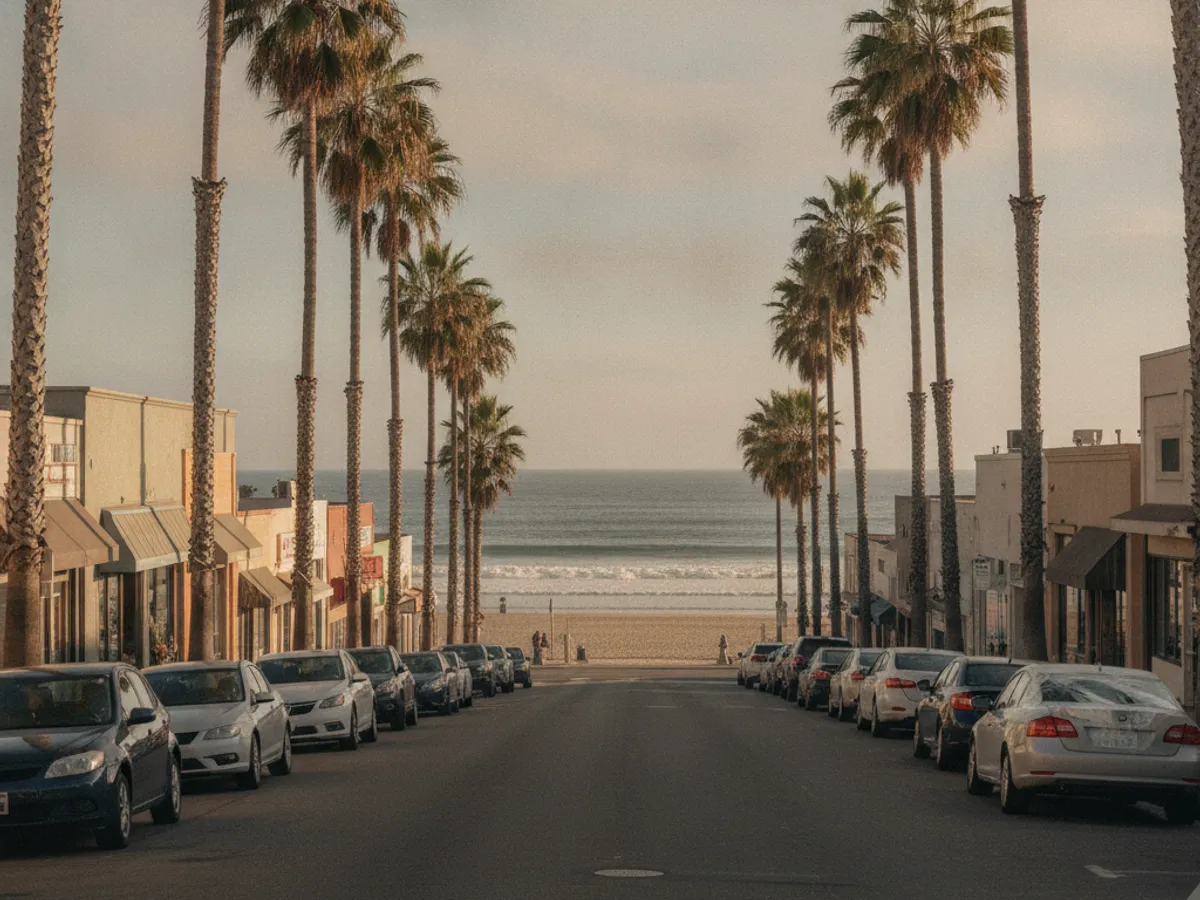 Vecindario del Coastal del Condado de San Diego cerca de Coronado
