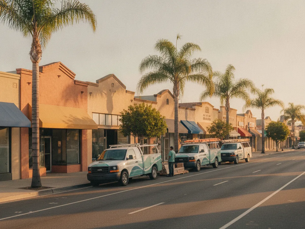 Vecindario del South County del Condado de San Diego cerca de Chula Vista